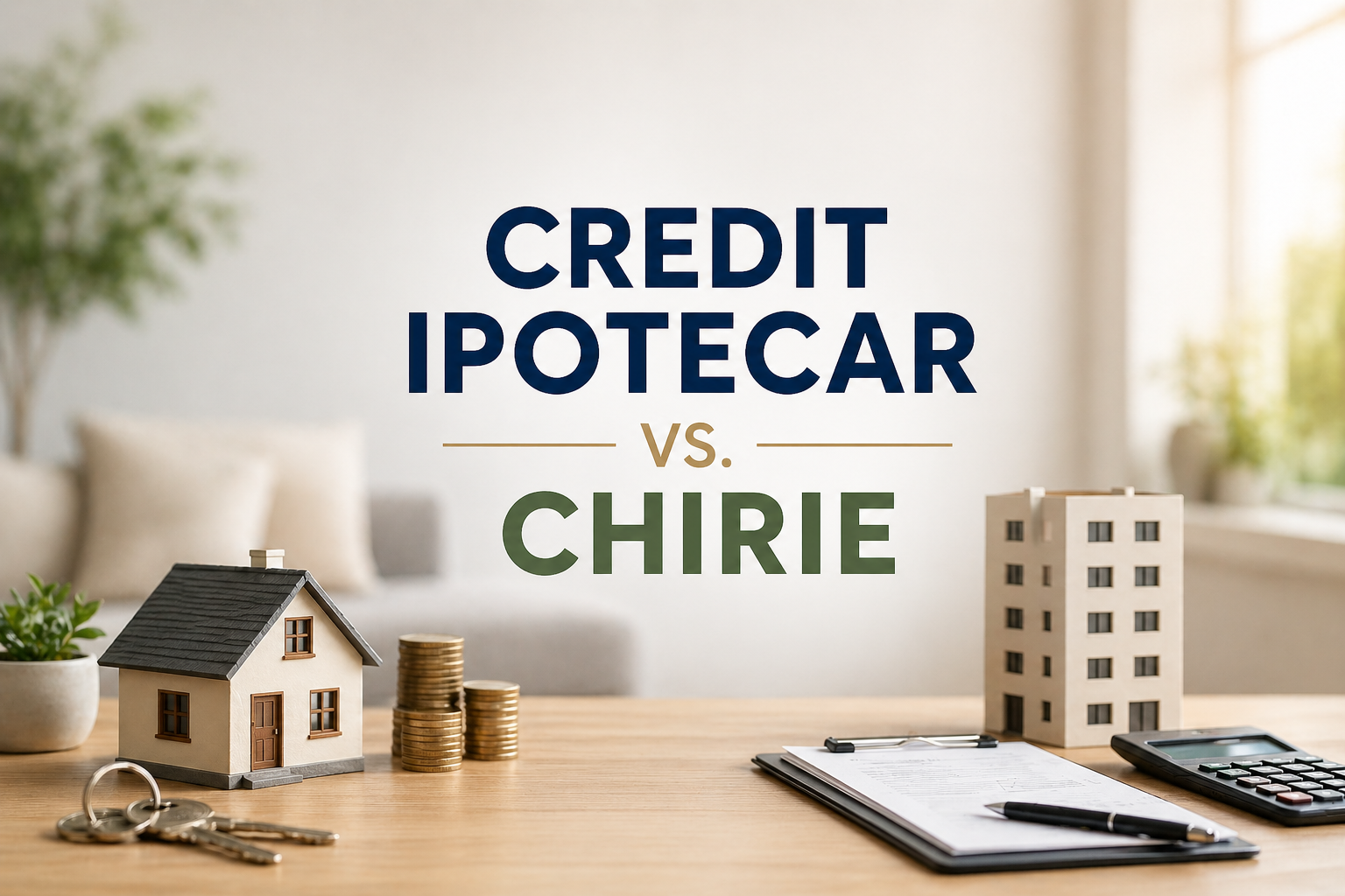 Credit ipotecar vs. chirie